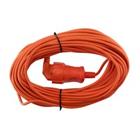 Удлинитель-шнур ПВС 3х0,75, 30м, с/з, 6А, 1300Вт, IP44, оранжевый (Сделано в России) PROconnect 11-7110