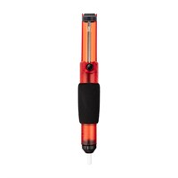 Вакуумный экстрактор припоя (оловоотсос), пластик, прозрачно-красный REXANT 12-0204