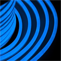 Гибкий Неон DIP 12x26мм - синий, оболочка синяя, бухта 50м 131-023