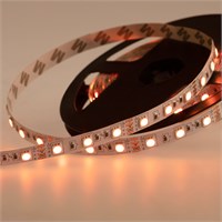 Лента светодиодная 12В, SMD5050, 14,4Вт/м, 60 LED/м, RGB, 10мм, 5м, IP20 LAMPER 141-389
