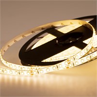 LED лента 5м 24 В, 8 мм, IP65, SMD 2835, 120 LED/m, цвет свечения теплый белый (3000 К) LAMPER 141-614
