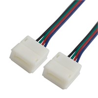 Коннектор соединительный для RGB светодиодных лент с влагозащитой шириной 10 мм, длина 15 см LAMPER 144-026
