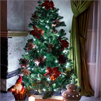 Гирлянда Твинкл-Лайт 20 м, темно-зеленый ПВХ, 160 LED, цвет белый 303-115