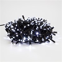 Гирлянда светодиодная Кластер 10м 400 LED БЕЛЫЙ черный каучук IP67 постоянное свечение 230В нужен блок 315-000 NEON-NIGHT 315-265