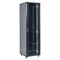 Напольный шкаф 19" 42U 600×800×2054 (ШxГxВ), дверь стекло, металлическая задняя дверь, боковые съемные стенки, RAL 9005 REXANT 04-4268-212 - фото 153689