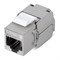 Модуль Keystone Jack RJ-45(8P8C), FTP экранированный, CAT 5e, тип 180 градусов, самозажимной REXANT PRO 02-0071 - фото 72033