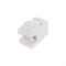 Модуль Keystone Jack RJ-45(8P8C), UTP неэкранированный, CAT 5e, тип 180 градусов, с пылезащитной шторкой, белый REXANT PRO 02-0060-1 - фото 72044