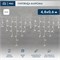 Гирлянда светодиодная Бахрома (Айсикл) 4,8х0,6м 176 LED БЕЛЫЙ белый ПВХ IP65 эффект мерцания 230В нужен блок 303-500-1 NEON-NIGHT 255-165 - фото 82219