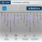 Гирлянда светодиодная Бахрома (Айсикл) 4,8х0,6м 176 LED СИНИЙ черный ПВХ IP65 эффект мерцания 230В нужен блок 303-500 NEON-NIGHT 255-173 - фото 82221