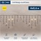 Гирлянда светодиодная Бахрома (Айсикл) 4,0х0,6м 128 LED ЖЕЛТЫЙ черный каучук 2,3мм IP67 постоянное свечение 230В нужен блок 315-000 NEON-NIGHT 255-221 - фото 82230