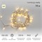 Гирлянда светодиодная Нить 10м 100 LED ТЕПЛЫЙ БЕЛЫЙ прозрачный ПВХ IP65 эффект мерцания 230В соединяется нужен блок 303-500-1 NEON-NIGHT 305-286 - фото 82580