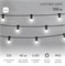 Набор ЕВРО Belt-Light 2 жилы, 100м, шаг 40см, 225 LED ламп, цвет свечения белый, 45мм (6 LED) NEON-NIGHT 331-345 - фото 82758