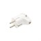 Вилка Евро угловая с з/к 16А белая IP20 REXANT 16-0728 - фото 85905