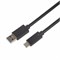 Кабель USB-A 3.0 – Type-C 3.1, 3А, 1м, ПВХ, черный REXANT 18-1880 - фото 86286