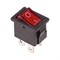 Выключатель клавишный 250V 6А (4с) ON-OFF красный  с подсветкой  Mini  (RWB-207, SC-768)  REXANT Индивидуальная упаковка 1 шт 36-2190-1 - фото 87330