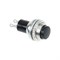 Выключатель-кнопка металл 220V 2А (2с) OFF-(ON) Ø10.2 черная Mini (RWD-213) REXANT 36-3330 - фото 87465