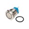 Кнопка антивандальная Ø 22 12В(LED) Б/Фикс (5с) OFF-(ON)/ON-(OFF) подсв./зеленая REXANT 36-3513 - фото 87494