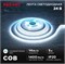 Лента светодиодная 24В, COB 14Вт/м, 512 LED/м, 6500К, 8мм, 5м, IP20 REXANT 147-106 - фото 94415