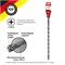 Бур по бетону 12x460x400мм, крестовая пластина, SDS PLUS KRANZ KR-91-0103 - фото 95587