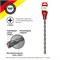 Бур по бетону 14x260x200мм, крестовая пластина, SDS PLUS KRANZ KR-91-0837 - фото 95834