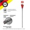 Бур по бетону 8x350x290мм, крестовая пластина, SDS PLUS KRANZ KR-91-0839 - фото 95836